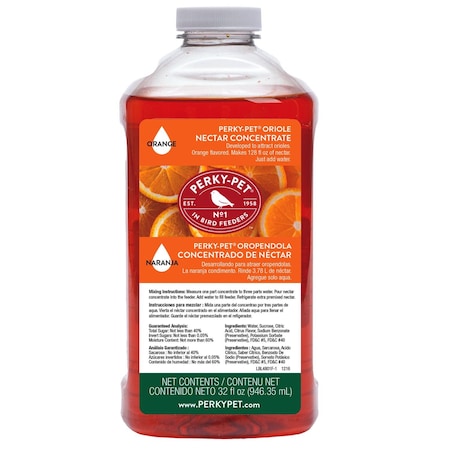 Perky-Pet Oriole Sucrose Nectar Concentrate 32 oz 4801